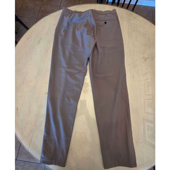 NWT Theory Men's Curtis Drawstring Precision Ponte Pants SZ 34 Grey Workwear - Picture 3 of 9